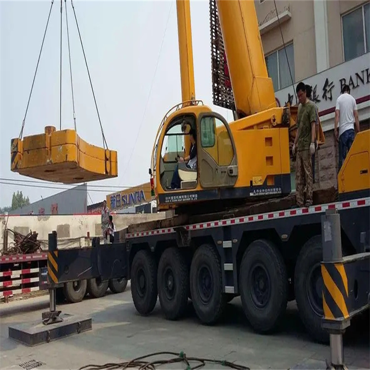 大田镇当地吊车出租|机器吊装|75吨|工厂搬迁服务